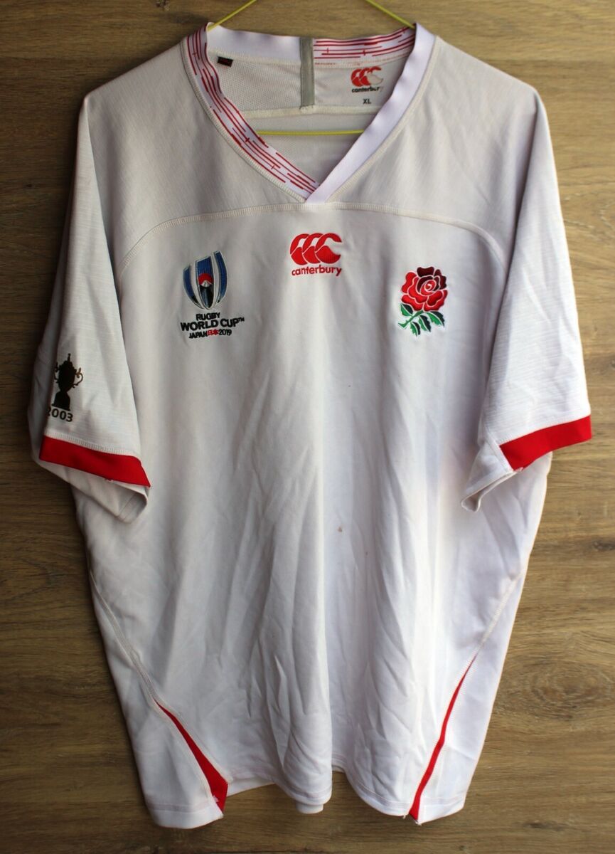 ENGLAND WORLD CUP 2019 JAPAN HOME RUGBY UNION SHIRT JERSEY ENGLAND WORLD CUP 2019 JAPAN HOME RUGBY UNION SHIRT JERSEY