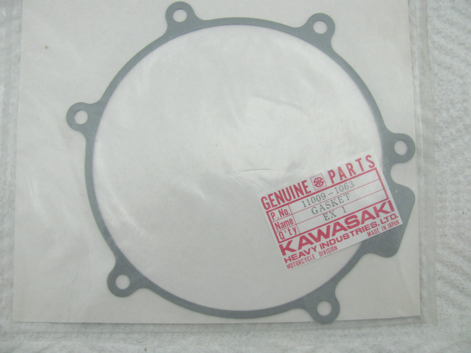 8083 Kawasaki KE175 OEM Generator Flywheel Cover Gasket 110091063 eBay