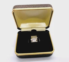 VINTAGE CTO NORTEK WOODTEK 1/10 10K GOLD FILLED LAPEL PIN WITH BOX