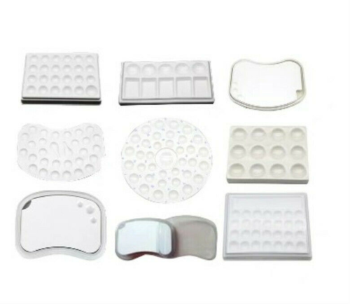 Dental Lab Porcelain Mixing Watering Moisturizing plate Slot Ceramic Palette  - Afbeelding 1 van 9