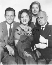 1950 SUNSET BOULEVARD CAST PHOTO GLORIA SWANSON-WILLIAM HOLDEN-STROHEIM-OLSON