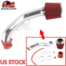 Cold Short Ram Air Intake Kit + RED Filter For 2002-06 Acura RSX BASE Model 2.0L
