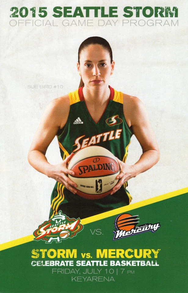 BRITTNEY GRINER WNBA Phoenix Mercury Auto Autographed Signed 5x7 Program - Image 2 of 2