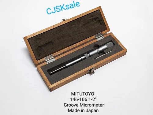 MITUTOYO 146-106  1-2" Groove Micrometer Made In Japan (For Parts).