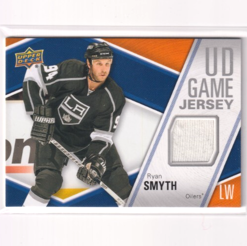 2011-12 Upper Deck Series 1 Ryan Smyth LA Kings Game Jersey White