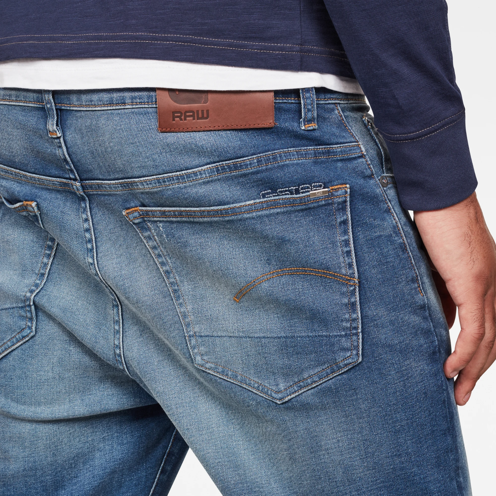 G-Star Jeans '3301 RELAXED' Worker Blue 