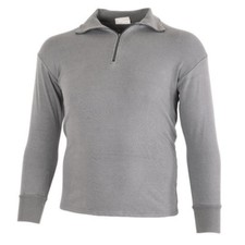 Authentic Dutch Army Gray Long Sleeve Shirt Standalone Shirt / Base Layer