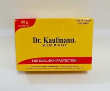 Dr. Kaufmann Sulfur Soap 2 Bars x 80g Dual Skin Protection