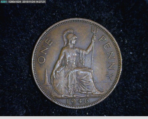 1946 Georgivs VI Penny 1c old penny ( 68s136 )