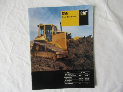 CAT Caterpillar D5N Gleistyp Traktor Broschüre - Bild 1 von 8