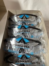 Pyramex SB410S Integra Safety Glasses Black with Clear Anti-Fog Lens 9PC BX56