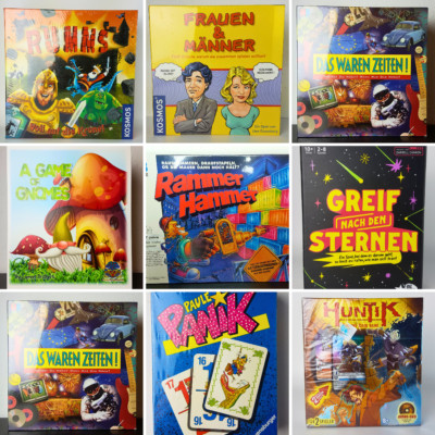 Gesellschaftsspiele Brettspiel Party Klassiker Karten Würfel  NEU Sealed Auswahl