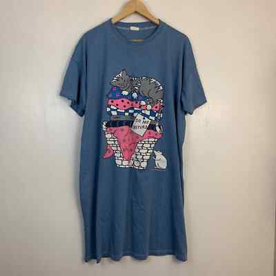 Vintage  Do Not Disturb  Cat & Mouse Sleepshirt Size: OS
