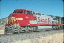 ATSF 880 C40-8W (SANTA FE) --- Original Slide T7-14