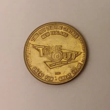 Time Out Arcade New Zealand Game Token 20mm