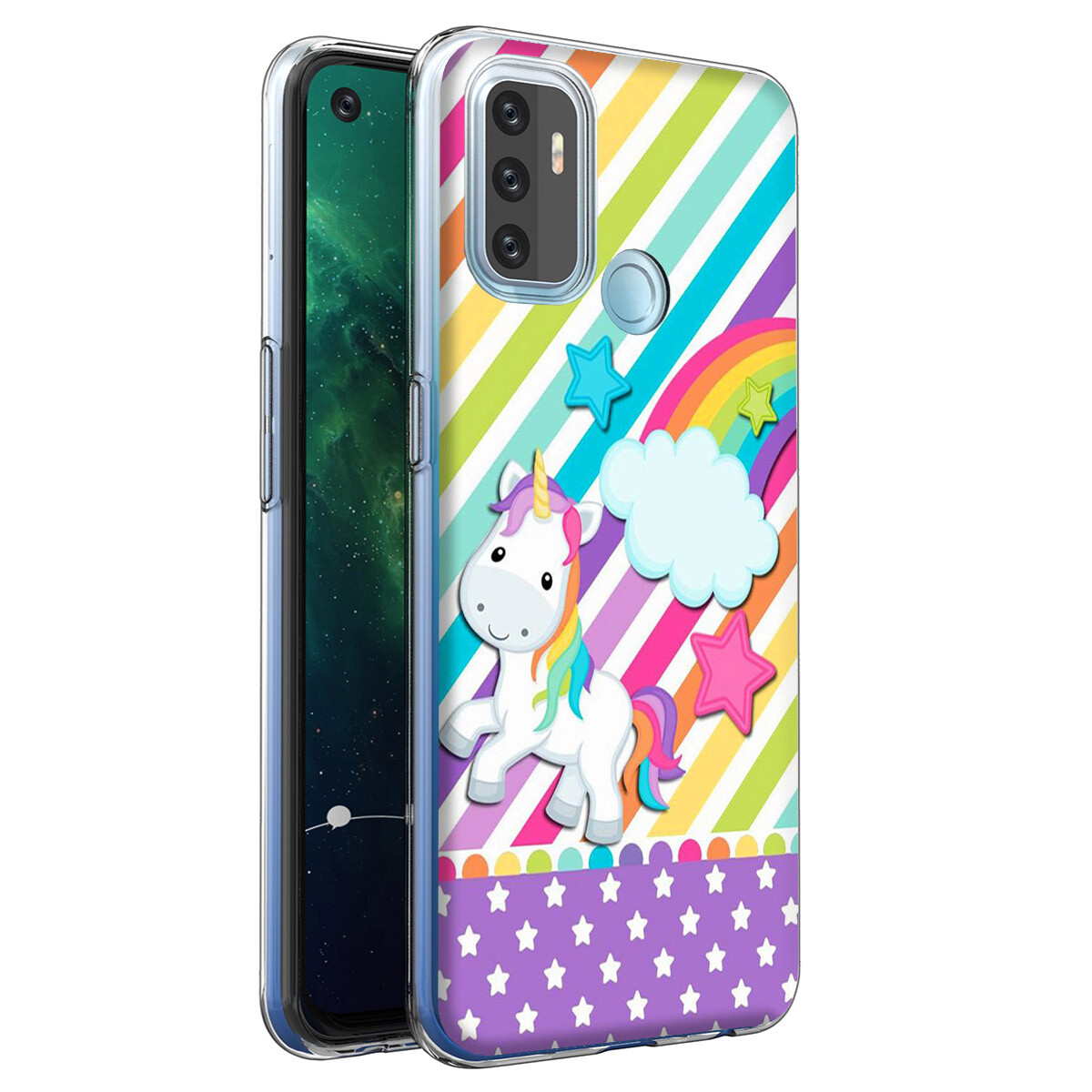 Immagine 11 - Custodia Cover per Oppo A53 / A53S back case in TPU silicone morbida fantasia RS
