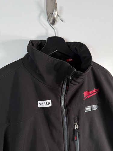 Milwaukee Mens Full Zip M12 Heated Gear Fleece Work Jacket Black Sz Large 24x28 - Picture 3 of 14