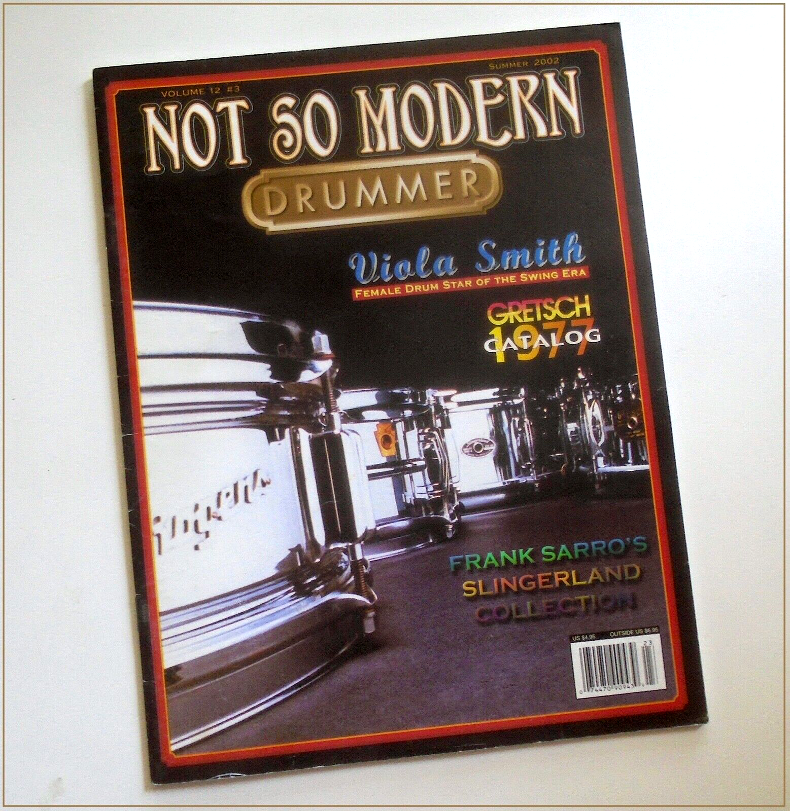 NOT SO MODERN DRUMMER - Smr 2002 - GRETSCH 1977 Catalog - Slingerland Snare Drum