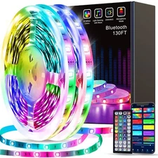 	Tenmiro Led Strip Lights 130ft 2 Rolls of 65ft Smart Light Strips	