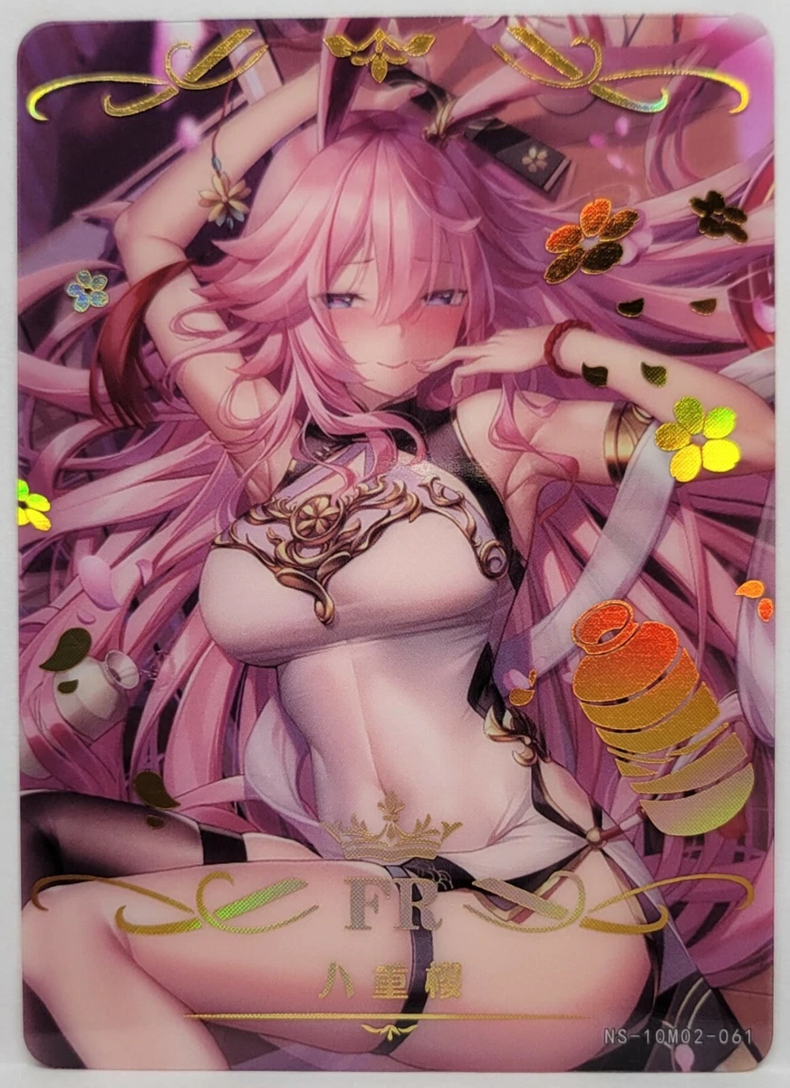 Honkai Impact Yae Sakura Gold Doujin Clear Trading Card Goddess Story FR |  eBay