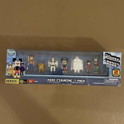 NEW ~ Disney Crossy Road Mini Figurine 7-pack Series 1 Clarabelle Cow~Baymax +