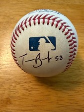Tanner Banks Autographed Official Major League Baseball