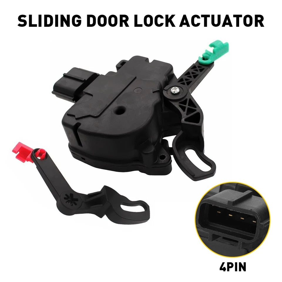 2x Actuador de cerradura de puerta corredera derecha e izquierda para Chrysler Dodge Grand Caravan Ram Foto 4 de 4