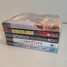 Playstation PS3 Game Lot Of 5 Uncharted 3 Borderlands Infinity Bioshock Infinite