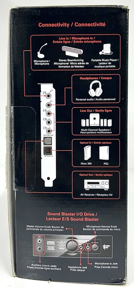 Tarjeta de sonido Creative Sound Blaster Recon3D THX PCIE Fatal1ty Pro Champion Series Foto 4 de 4