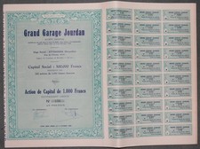 Lotto 11 X Grand Garage Jourdan Societe Anonimi