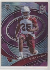 2021 Panini Spectra Rookie Neon Pink Prizm 20/25 Zaven Collins #186 6f5