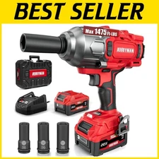 Heavy Duty Cordless Impact Wrench Set