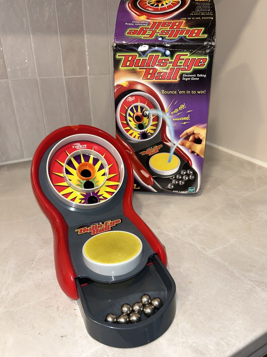 2003 Tiger Games Bulls-Eye Ball Electronic Mini Skee-Ball 8 Balls