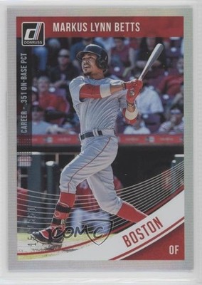 2018 Panini Donruss Variations Stat Line Career 159/351 Mookie Betts #191 z5b