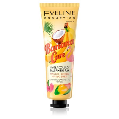 5901761968569 Eveline Cosmetics Banana Care wygładzający balsam do rąk 50ml (P1)