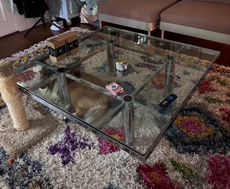 Mesa de centro Andre de Tobia Scarpa para Gavina / Knoll International, años 60 Foto 3 de 3