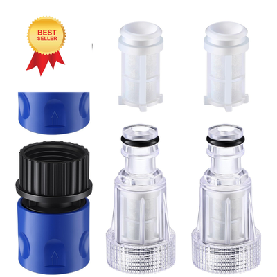 #ad Ceoighe 6 Pack 3 4 Inch Pressure Washer Garden Hose 0.75 inches Blue $17.98