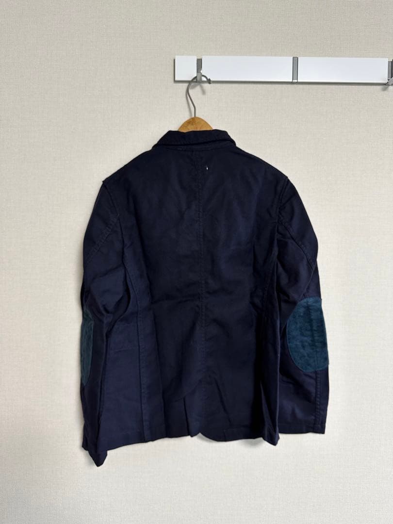 FWK Engineered Garments Navy Elbow Patch Jacket S… - image 3