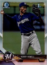 2018 Bowman Chrome Draft Refractors #BDC61 Korry Howell - BB