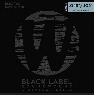 #ad #ad Warwick Black Label Electric Bass Strings Medium Round Wound Stainless Steel $30.99
