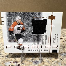 2001-02 UD Premier Collection John LeClair JERSEY /150 Philadelphia Flyers