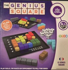 The Genius Square STEM Puzzle Game Happy Puzzle Company 2018 Sealed