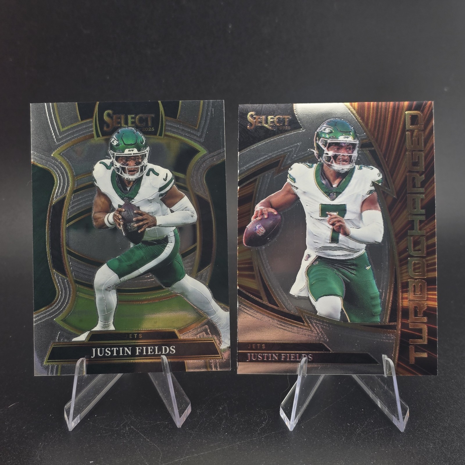 2025 Panini Select - Concourse #75 & Turbocharged #5 Justin Fields