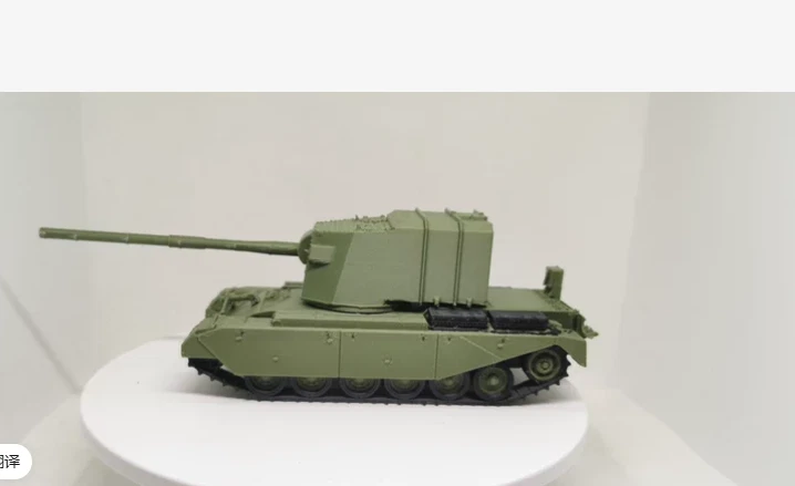 3D Printing 1/72 Uk FV4005 Stage 2 Tank Destroyer Unpainted Model Kit - Image 3 of 4