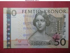 SWEDEN 50 KRONOR 2004 P 64a UNC free shipping from 100$