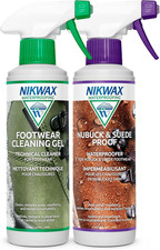 Nubuck & Suede Proof Duo-Pack Clean & Waterproof Spray Restores DWR Water Repell