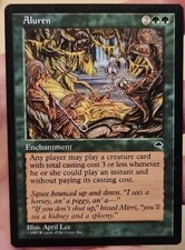 MTG Aluren – Tempest (1997) Rare – Vintage Combo Enchantment – LP/MP