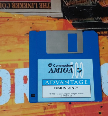 Fusion Paint (1989) Commodore Amiga (Disk) works 16-bit #2 classic
