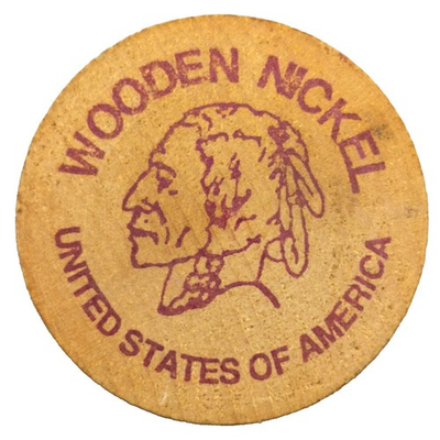 #ad #ad Ocala Coin Club Show Wooden Nickel Drink Tokens Pub Bar Florida Vintage 2005 $11.95