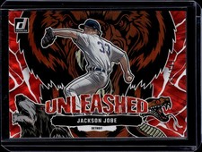 2023 Panini Donruss Unleashed Jackson Jobe #U13 Red